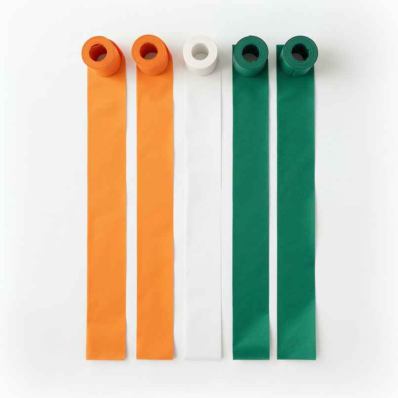 Tricolour Paper Crepe Rolls | Pack of 12 | Propcon