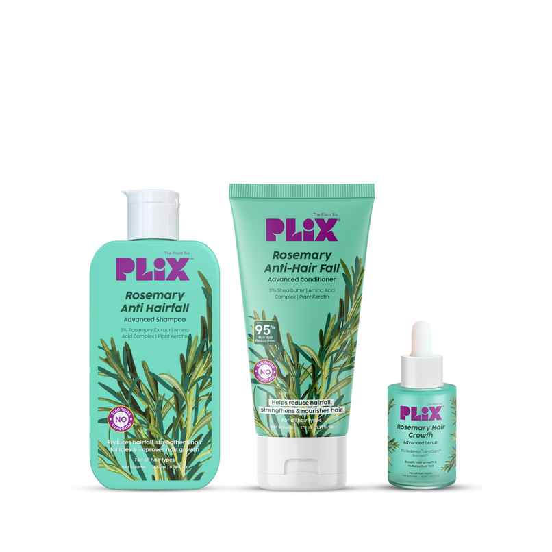 Plix The Plant Fix Rosemary Anti Hairfall Regime Combo - Shampoo & Conditioner