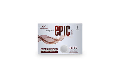 Manforce Epic Thin-X Overloaded Ultra-Thin Extra Lube Condom