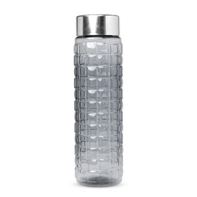 Steelo Polyethylene Terephthalate Solitaire Bottle | Black - 1 L