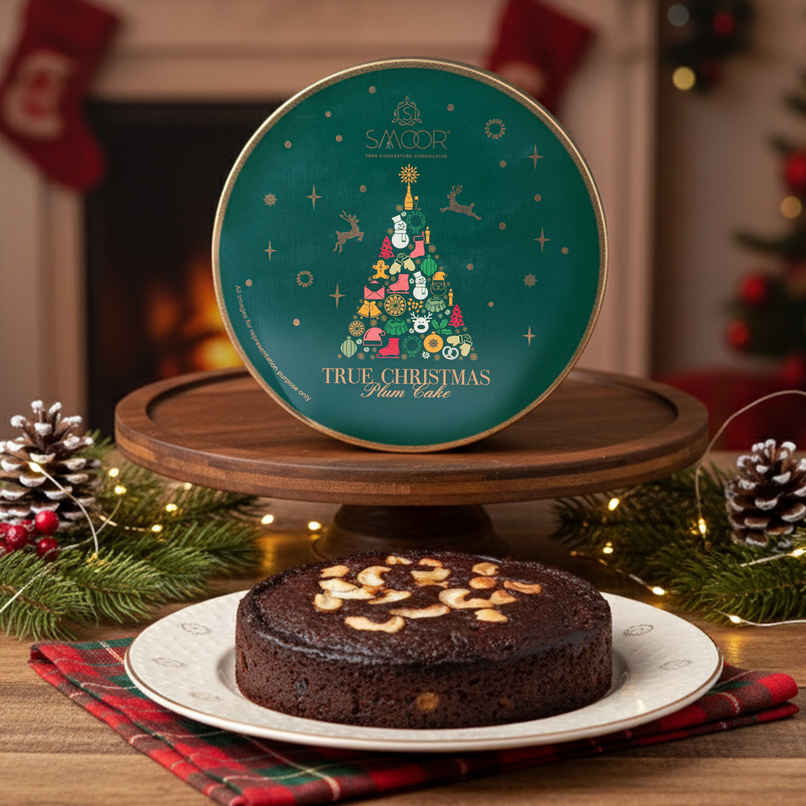 Smoor True Christmas Plum Cake | Eggless