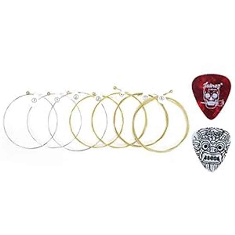 Juarez Acoustic Guitar Accessory 6 String & 2 Pick Set Jagsp300