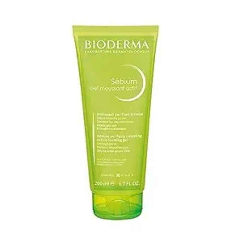 Bioderma Sebium Gel Moussant Oily Skin Actif Cleanser With Salicylic And Glycolic Acid