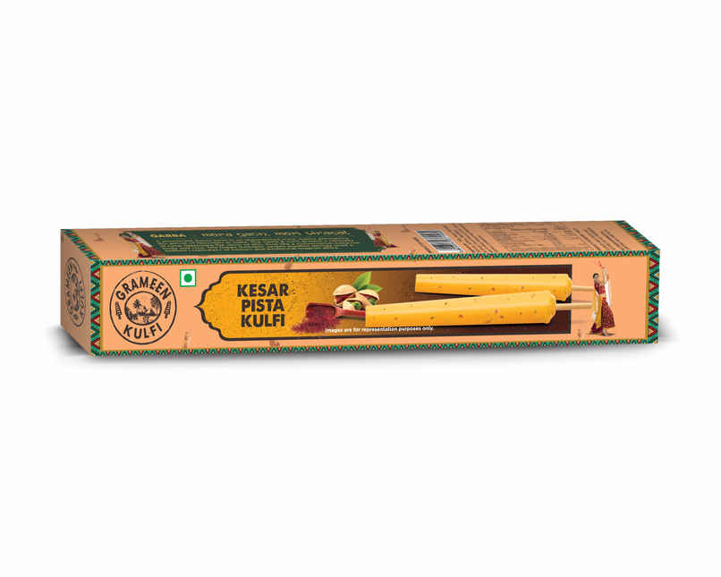 Grameen Kesar Pista Kulfi Ice Cream Stick