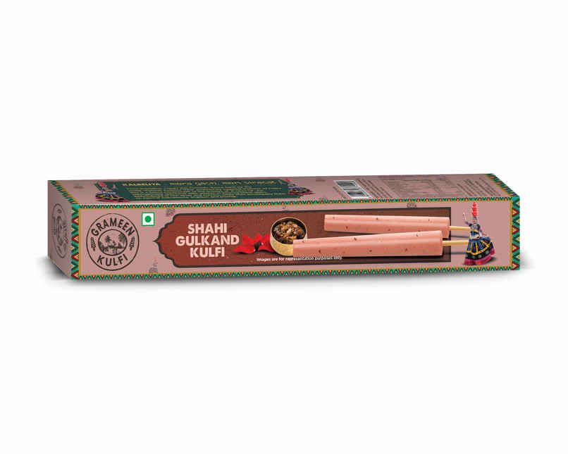 Grameen Shahi Gulkand Kulfi Ice Cream Stick