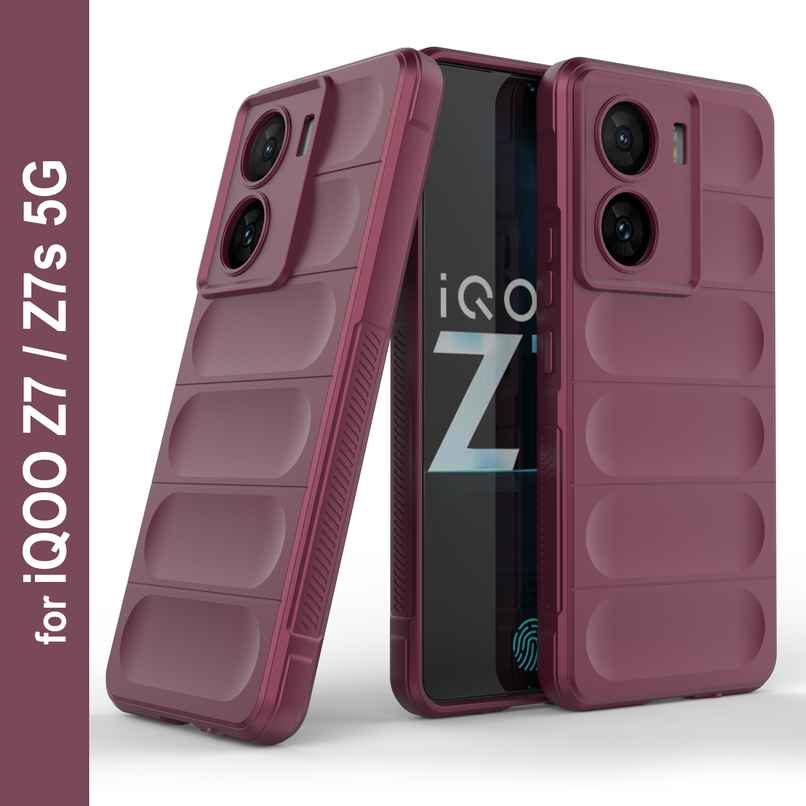 Zapcase Back Cover for iQOO Z7 5G | iQOO Z7s 5G | Magic-Plum