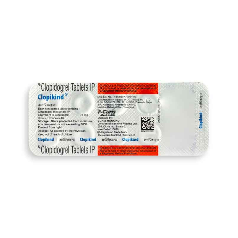 Clopikind 75mg Tablet
