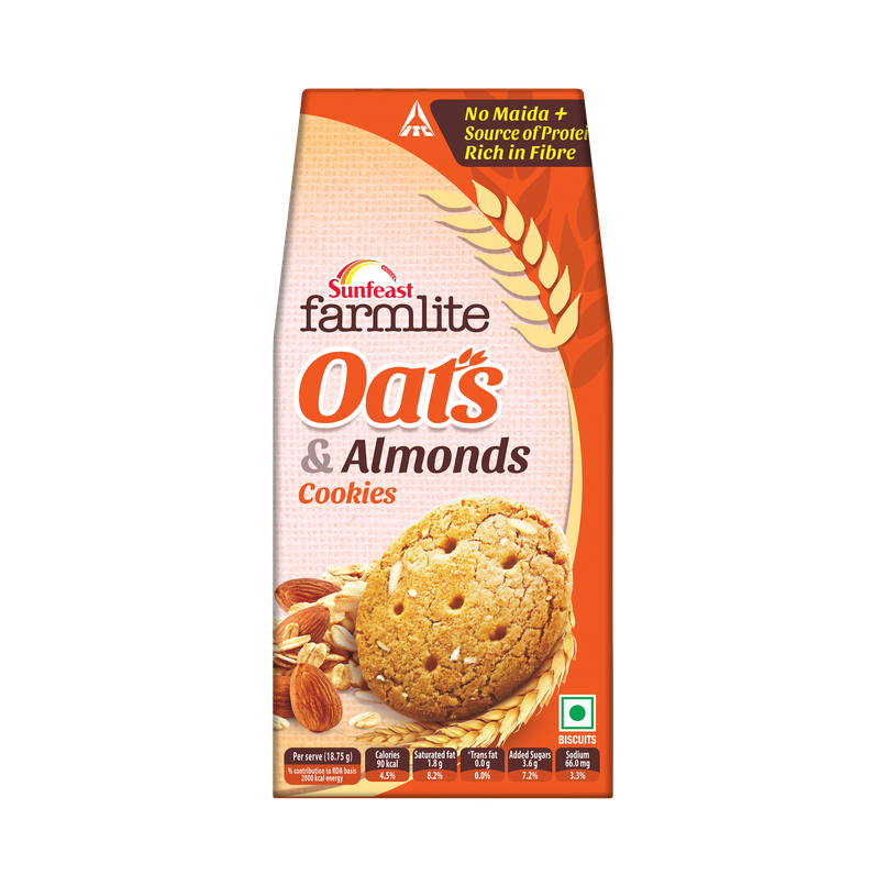 Sunfeast Farmlite Oats & Almonds Cookies