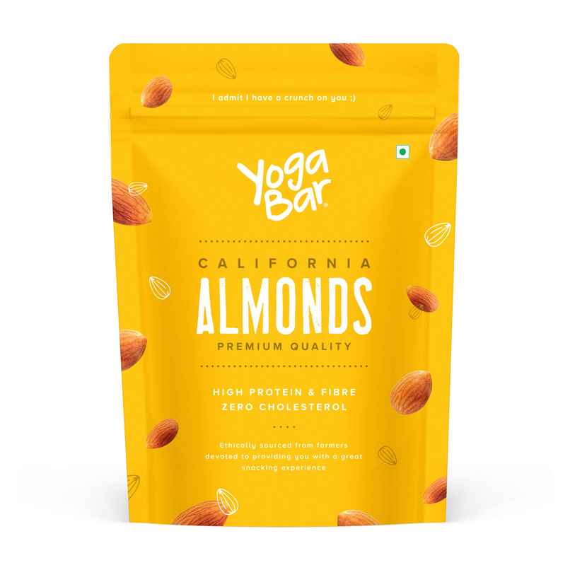 Yoga Bar Premium California Almonds |Badaam| Natural Crunchy Badam Giri|Nuts & Dry Fruits