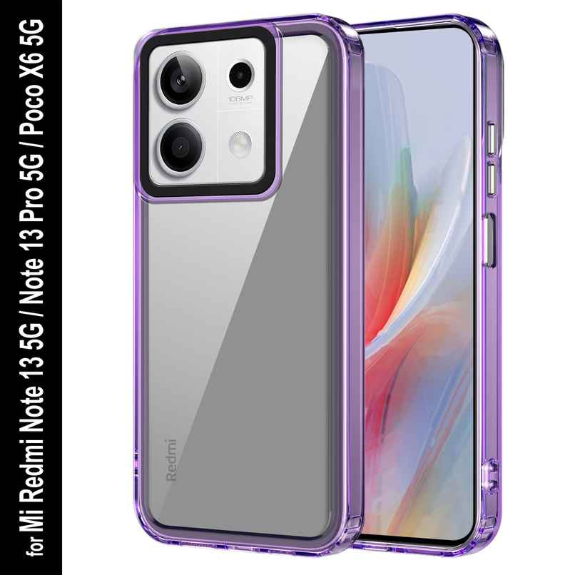 Zapcase Back Cover for Mi Redmi Note 13 5G | Space-Purple Zapcase Back Cover for Mi Redmi Note 13 5G | Space-Purple