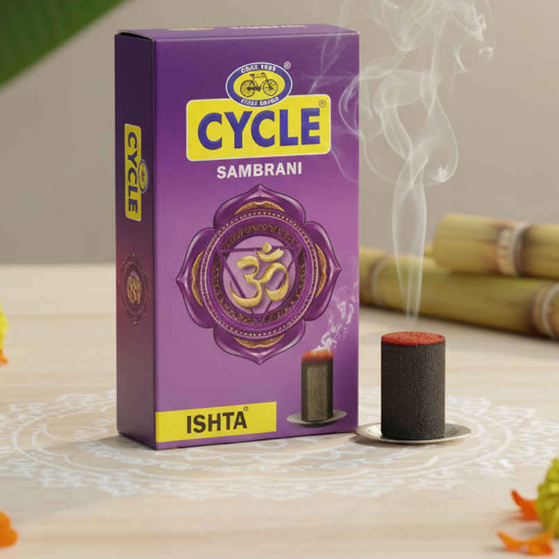 Pure Stem Sambrani | Ishta | Pack of 14 | Cycle