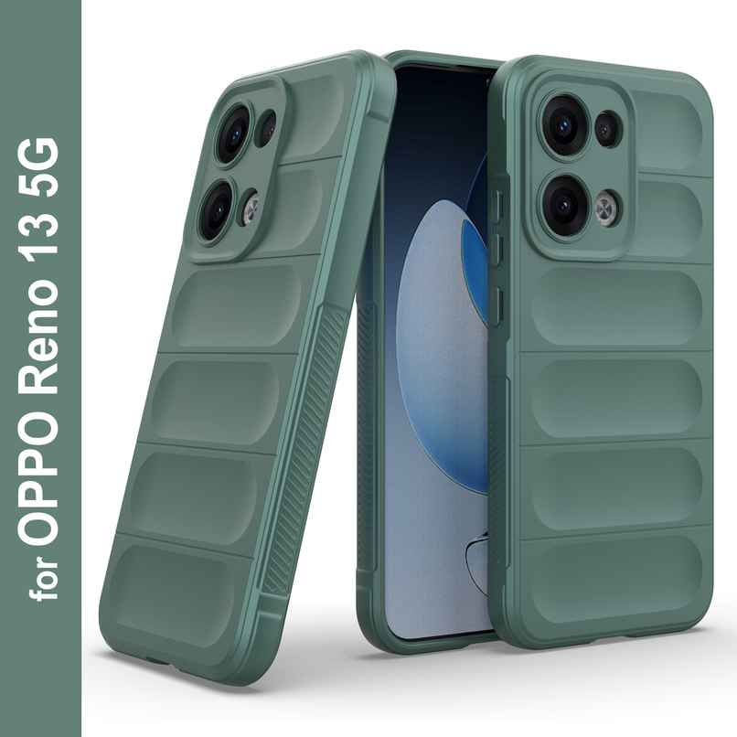 Zapcase Back Cover for OPPO Reno 13 5G | Magic-Dark Green