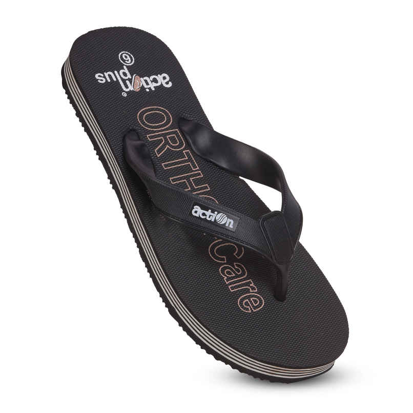 Action Slipper For Women | Aptw-112 Black - UK-6 Action Slipper For Women | Aptw-112 Black - UK-6