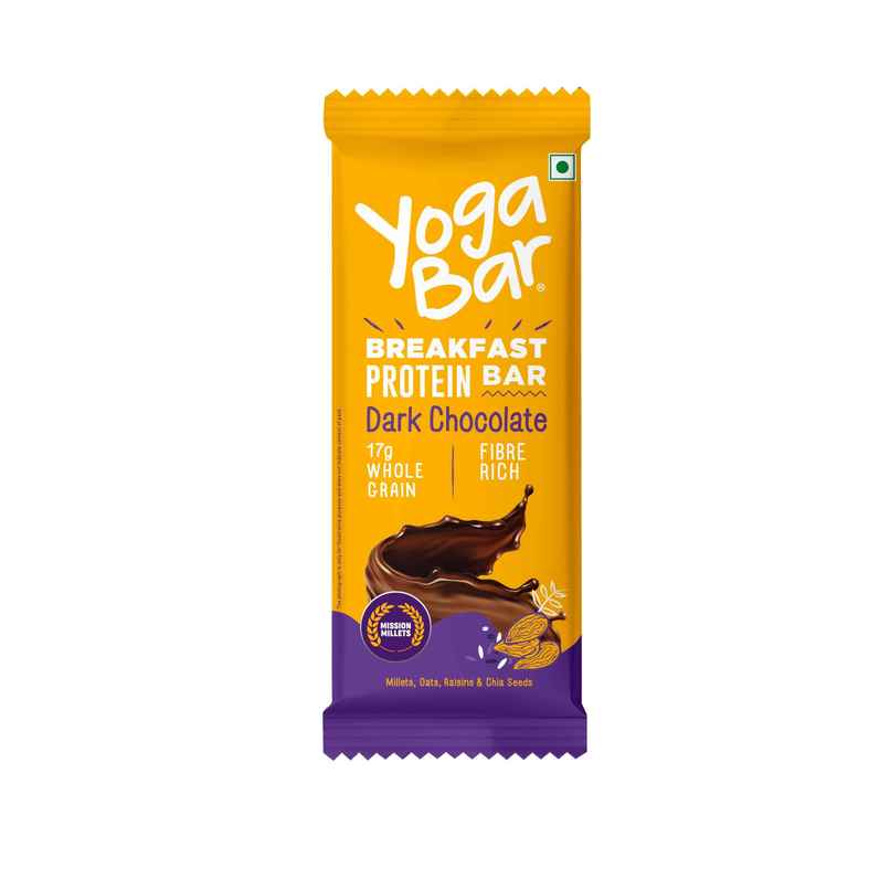 Yoga Bar  Breakfast Protein Bar Chocolate, High Fibre Granola Bar Combo