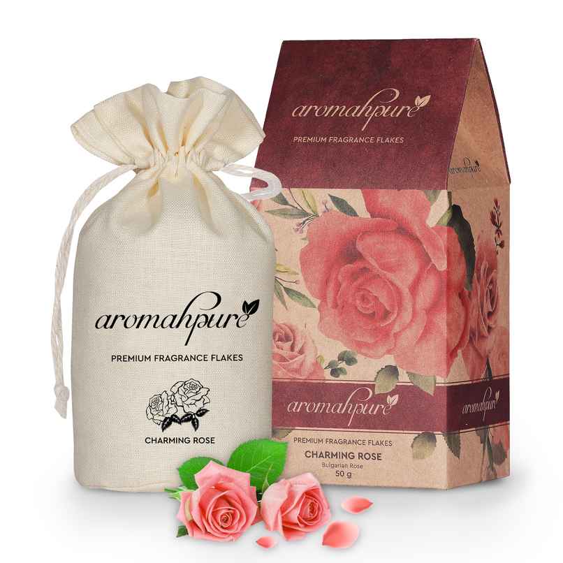 Aromahpure Premium Car Perfume Flakes | Charming Rose-Bulgarian Rose| Last Upto 30 days Aromahpure Premium Car Perfume Flakes | Charming Rose-Bulgarian Rose| Last Upto 30 days
