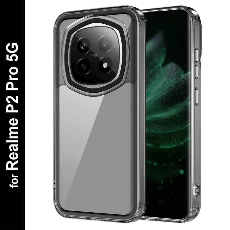 Zapcase Back Cover for Realme P2 Pro 5G | Space-Black