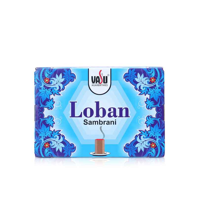 Pure Vasu Loban Stem Sambrani | Pack of 70 | Cycle