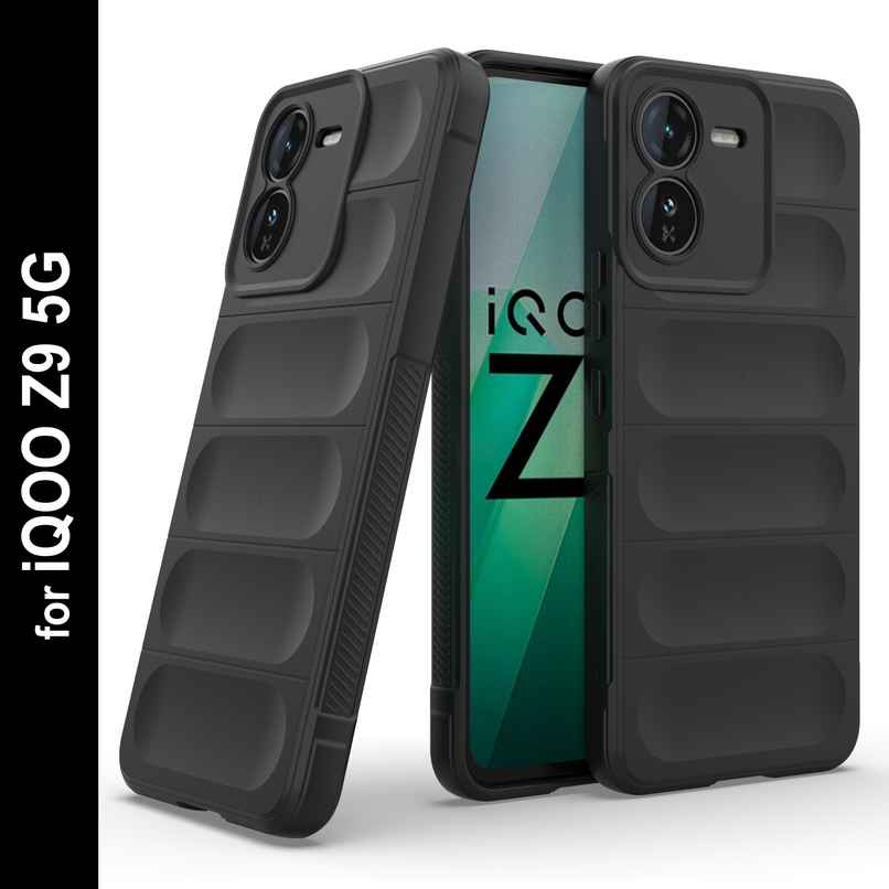 Zapcase Back Cover for iQOO Z9 5G | Magic-Black