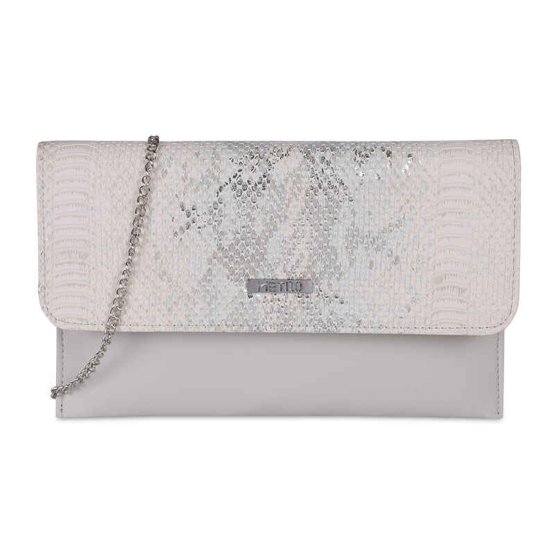 Metro Grey Synthetic Sling Bag for Women | 230-54-14 Metro Grey Synthetic Sling Bag for Women | 230-54-14