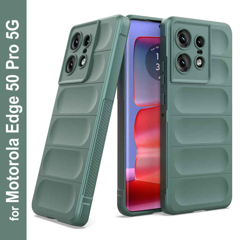 Zapcase Back Cover for Motorola Edge 50 Pro 5G | Magic-DarkGreen