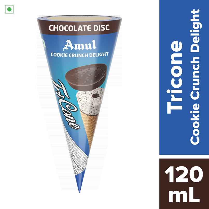Amul Cookie Crunch Delight Ice Cream Cone Amul Cookie Crunch Delight Ice Cream Cone
