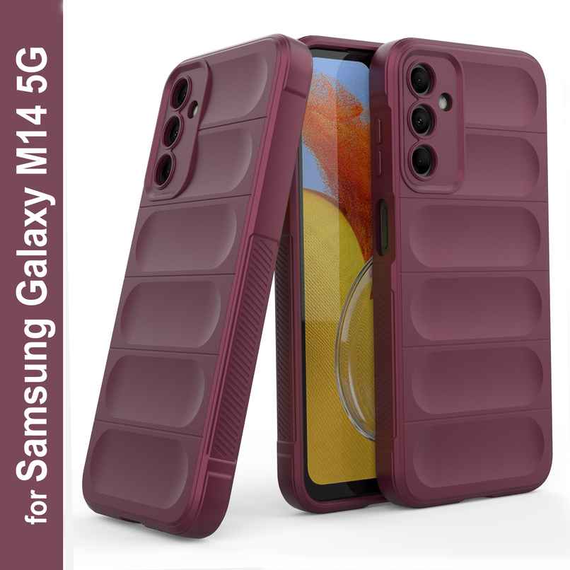 Zapcase Back Cover for Samsung Galaxy M14 5G | Magic-Plum