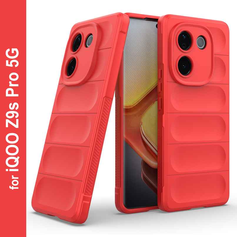 Zapcase Back Cover for iQOO Z9s Pro 5G | Magic-Red