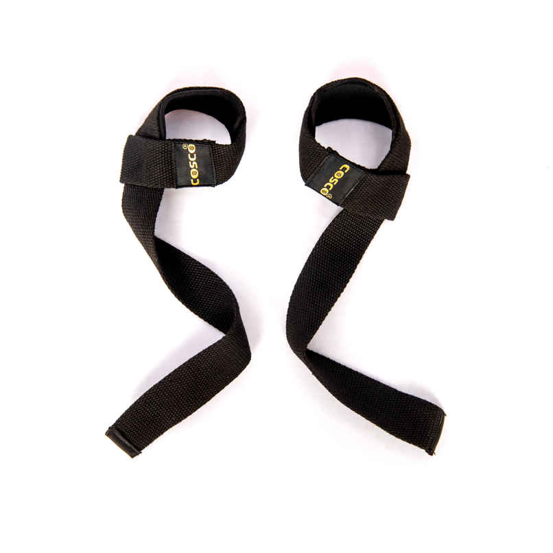 Cosco Weight Lifting Gym Straps | Black