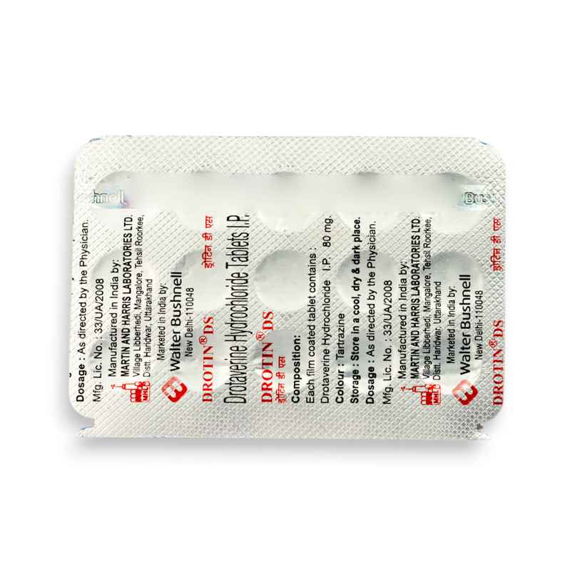 Drotin DS 80mg Tablet