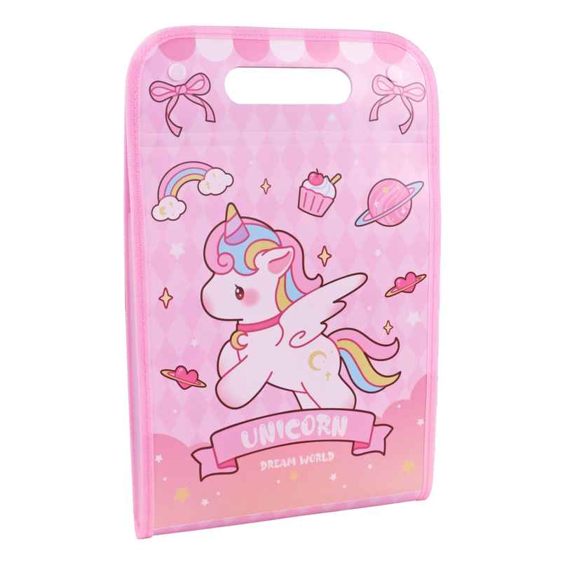 Toyshine Unicorn Theme 12 Pocket Expanding File Folder - Assorted