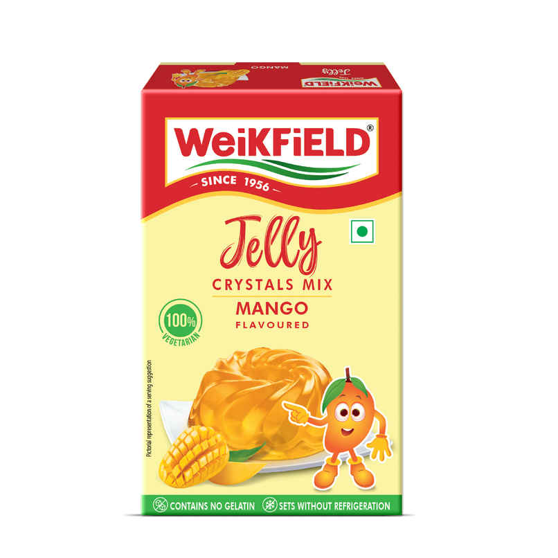 Weikfield Jelly Crystals Mango Flavour Carton