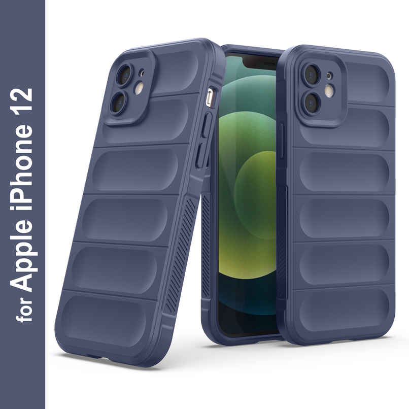 Zapcase Back Cover For Apple Iphone 12 (Magic-Sapphire)