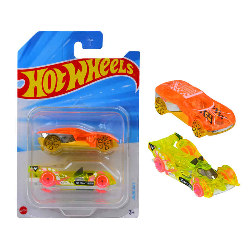 Hot Wheels 2-Car Pack of 1:64 Scale VehiclesTheme-JBJ96 Hot Wheels 2-Car Pack of 1:64 Scale VehiclesTheme-JBJ96