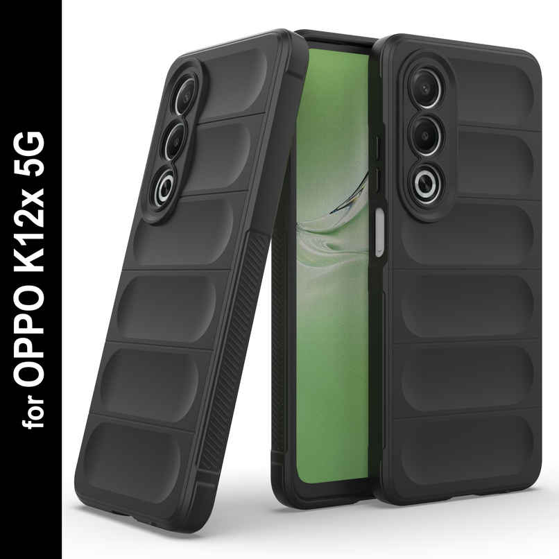 Zapcase Back Cover for OPPO K12x 5G | Magic-Black
