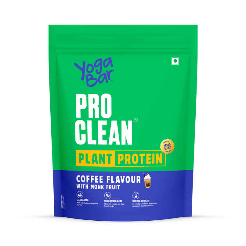 Yoga Bar Pro Clean Plant Protein Monk Fruit | Coffee