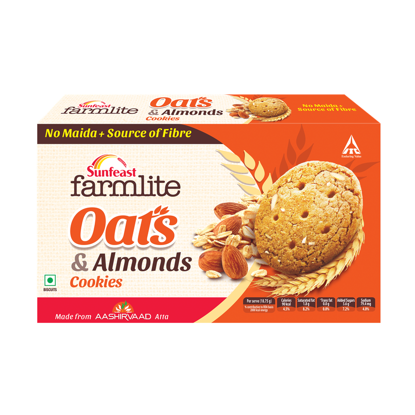 Sunfeast Farmlite Oats & Almonds Cookies