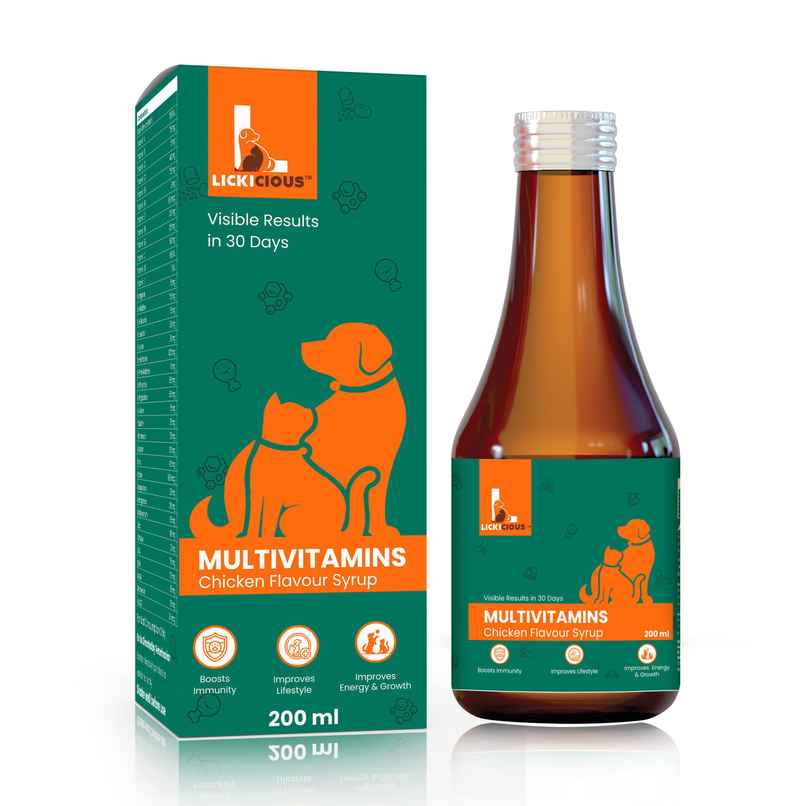 LICKICIOUS Multivitamin Cat & Dog Supplement Syrup