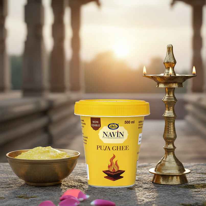 Pure Puja Ghee | Non-Edible Ghee for Diyas, Aarti & Rituals | Cycle