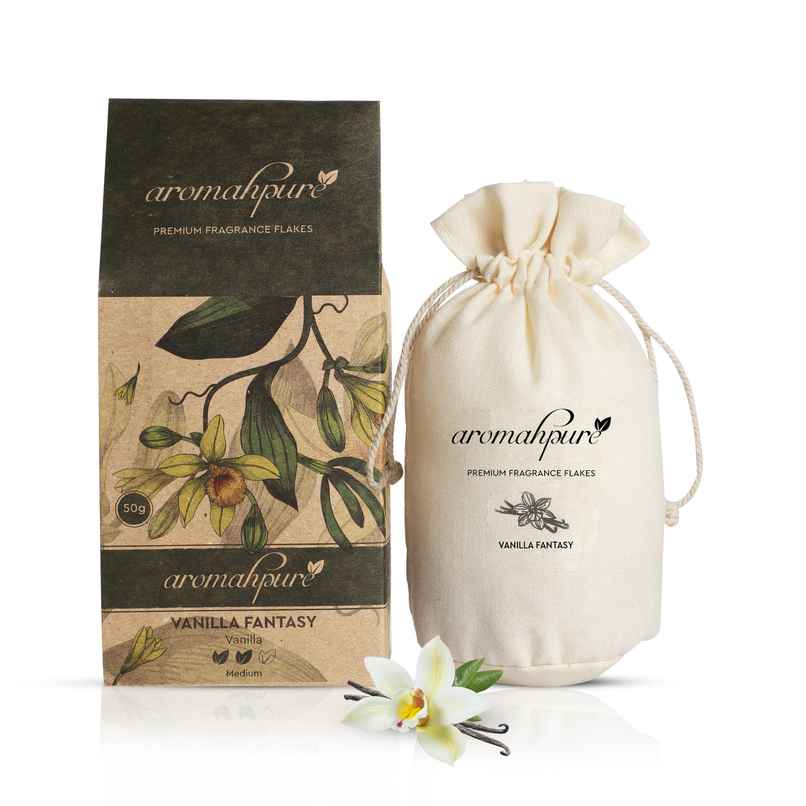 Aromahpure Premium Car Perfume Fragrance Flakes - Vanilla Fantasy | Last Upto 30 days Aromahpure Premium Car Perfume Fragrance Flakes - Vanilla Fantasy | Last Upto 30 days