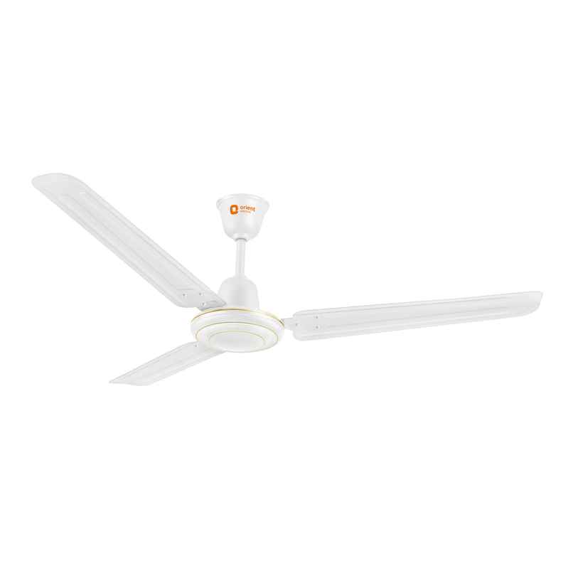 Orient Electric Apex-FX Ceiling Fan, 50 Watts, 1200mm/48 Inches, Efficient Fan| Rust Resistant | Strong and Powerful Motor - White