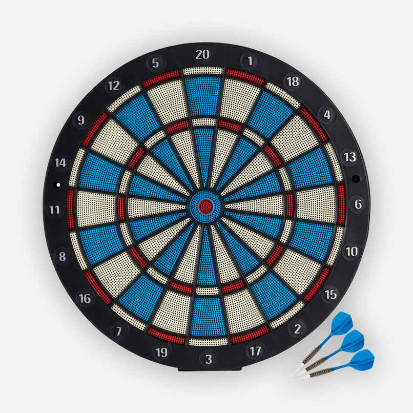 Decathlon | Canaveral Plastip Dartboard With 3 Darts, Standard Size