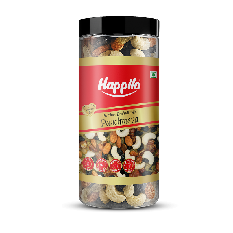 Happilo Panchmeva Dry Fruits Mix|Fasting Mix|Healthy Snack|Vrat Happilo Panchmeva Dry Fruits Mix|Fasting Mix|Healthy Snack|Vrat