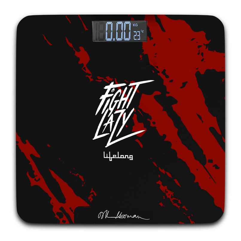 Lifelong Fight Lazy Series LLWS135 Digital Weight Machine For Body Weight | Thick Tempered Glass Lifelong Fight Lazy Series LLWS135 Digital Weight Machine For Body Weight | Thick Tempered Glass