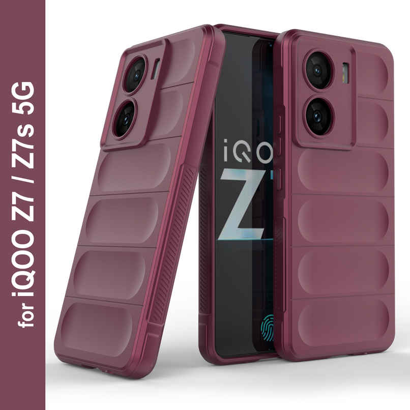 Zapcase Back Cover for iQOO Z7 5G | iQOO Z7s 5G | Magic-Plum