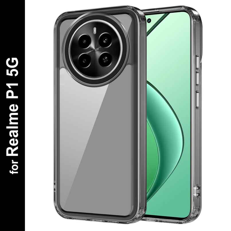 Zapcase Back Cover for Realme P1 5G | Space-Black