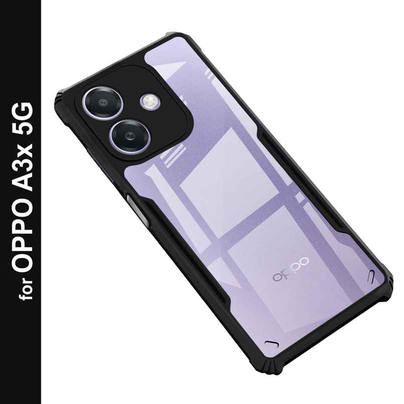 Zapcase Back Cover for OPPO A3X 5G | Matte-Black