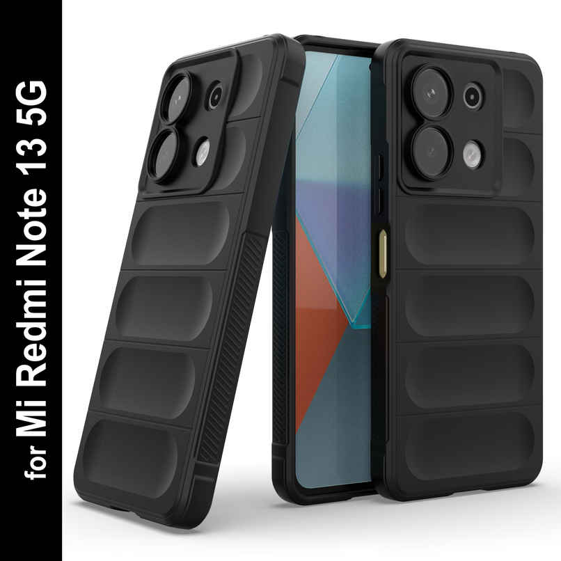 Zapcase Back Cover for Mi Redmi Note 13 5G | Magic-Black