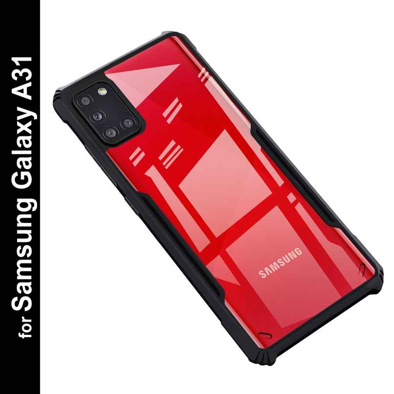 Zapcase Back Cover for Samsung Galaxy A31 | Matte-Black