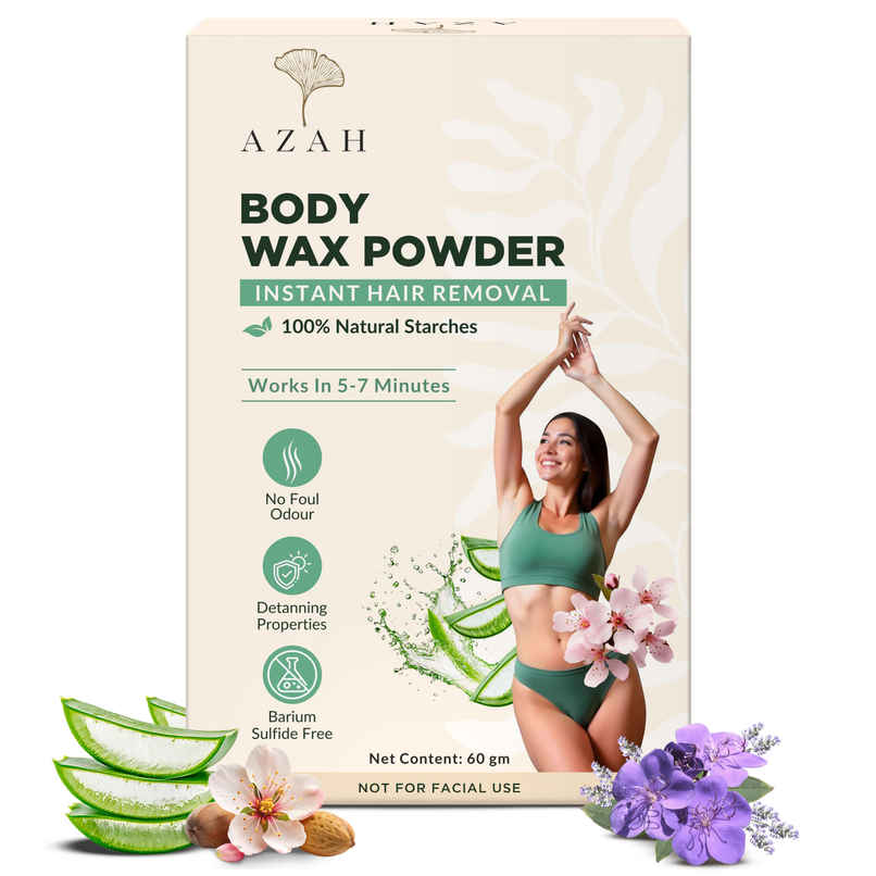 Azah Body & Bikini Hair Removal Wax Powder
