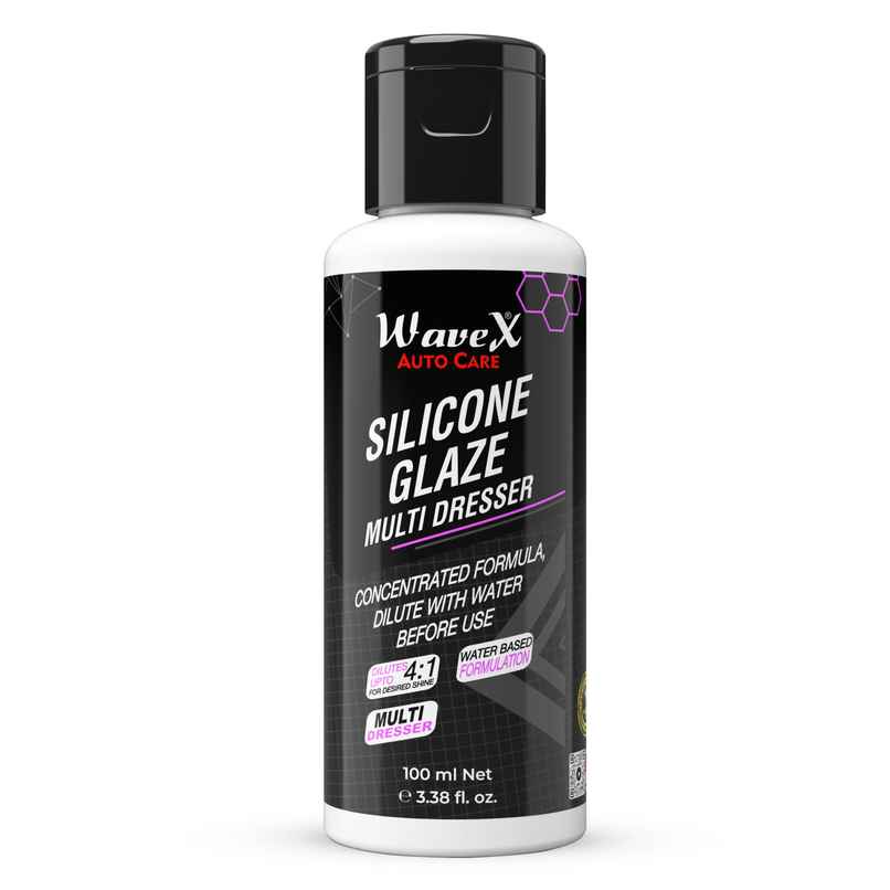 Wavex Silicone Glaze Car Concentrate | Multipurpose Dresser for Car and Bike